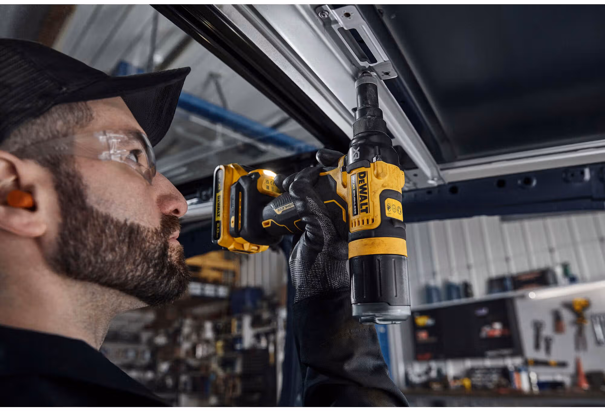 Заклепочник акумуляторний безщітковий DeWALT DCF403NT - Зображення 7